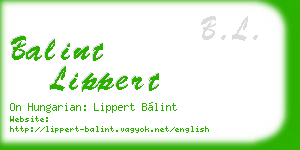 balint lippert business card